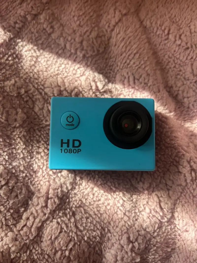 Cámara deportiva HD 1080P azul