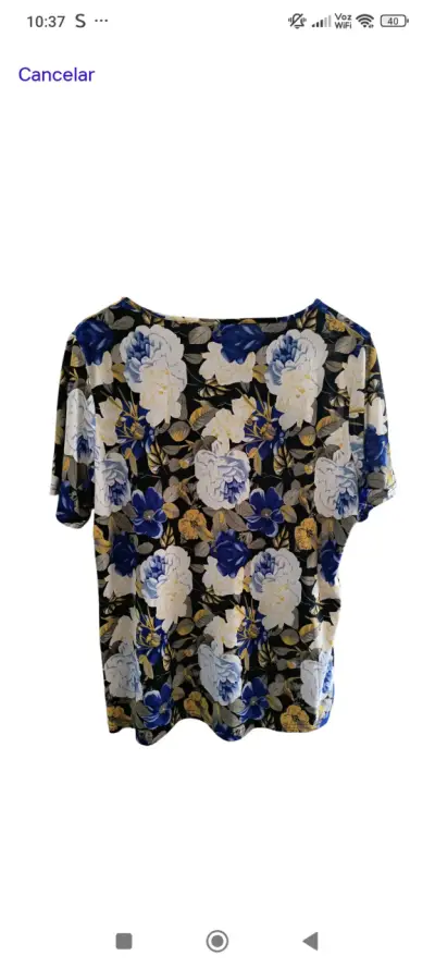 Polera floreada multicolor - miniatura 4