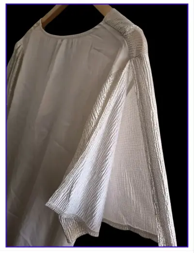 Blusa Blanca con Brillo - miniatura 5