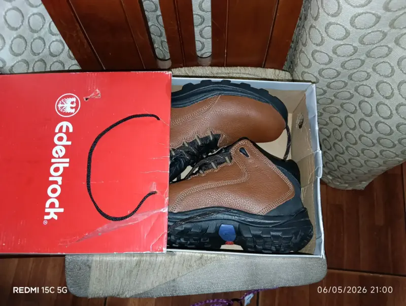 Botas Edelbrock de cuero marrón - 2