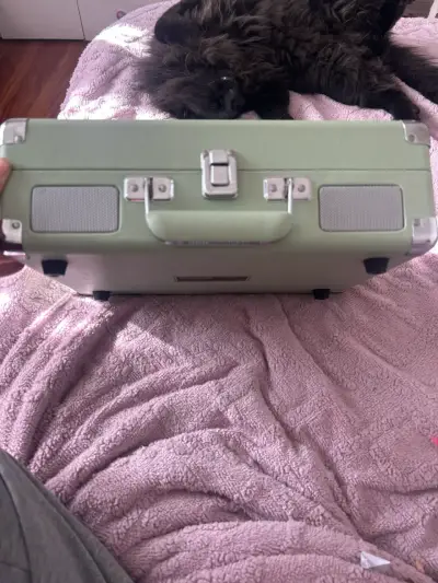 Tocadiscos Crosley portátil verde - miniatura 3