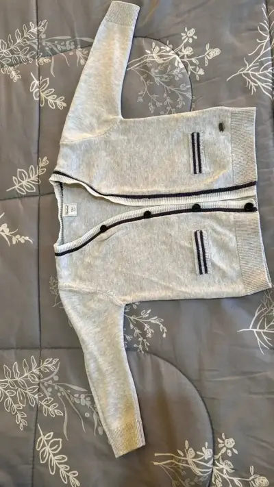 Chaleco gris para Bebe - miniatura 1
