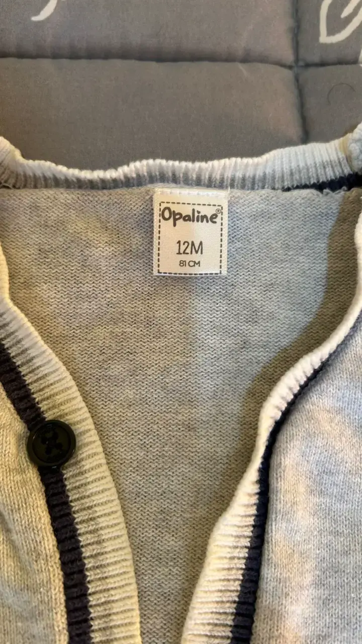 Chaleco gris para Bebe - 2