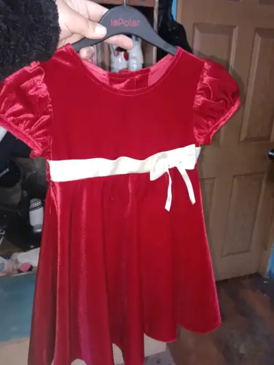 Vestido rojo infantil La Polar - miniatura 1