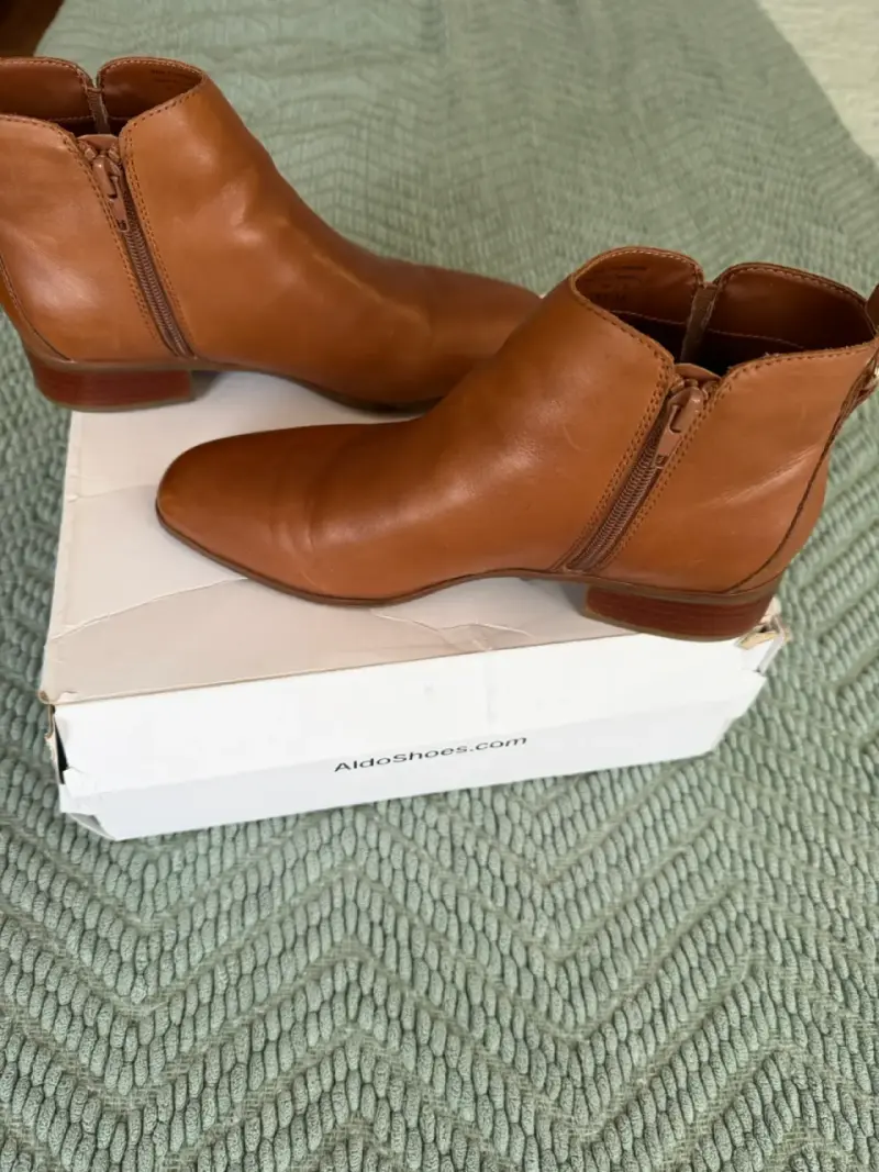 Botines de cuero Aldo marrones - 2