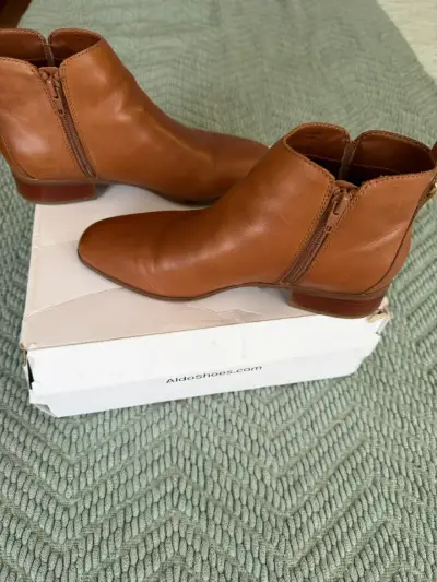 Botines de cuero Aldo marrones - miniatura 2