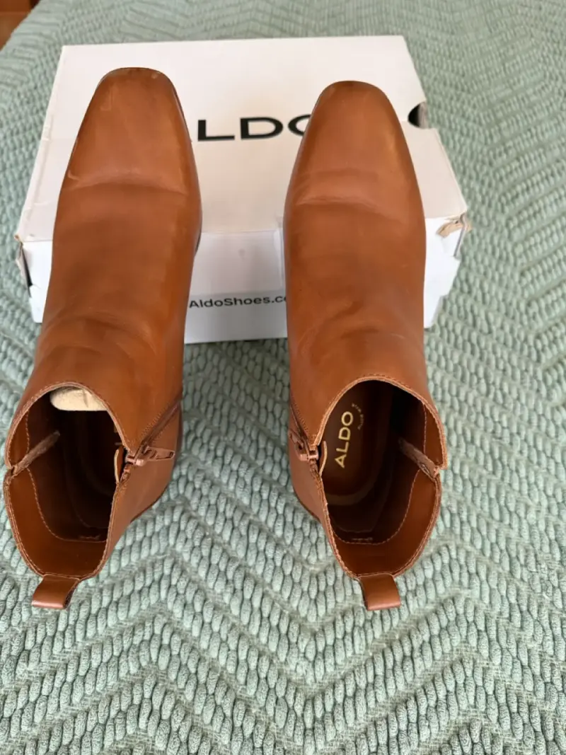 Botines de cuero Aldo marrones - 3
