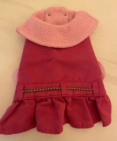 Disfraz perrita  rosado peluche - miniatura 1