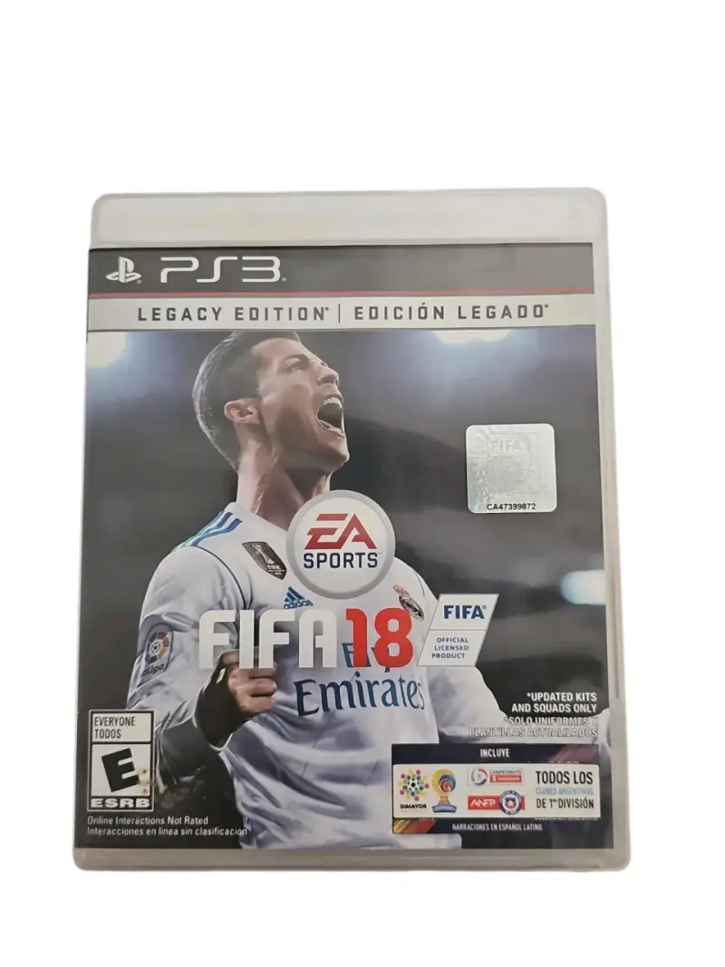FIFA 18 PS3 Fisico