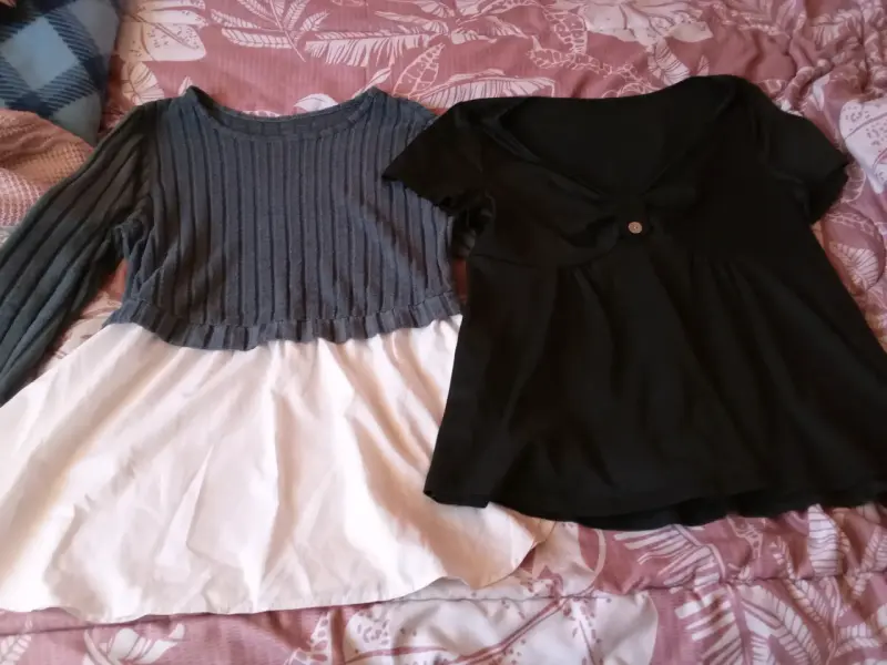 Dos blusas estilo casual