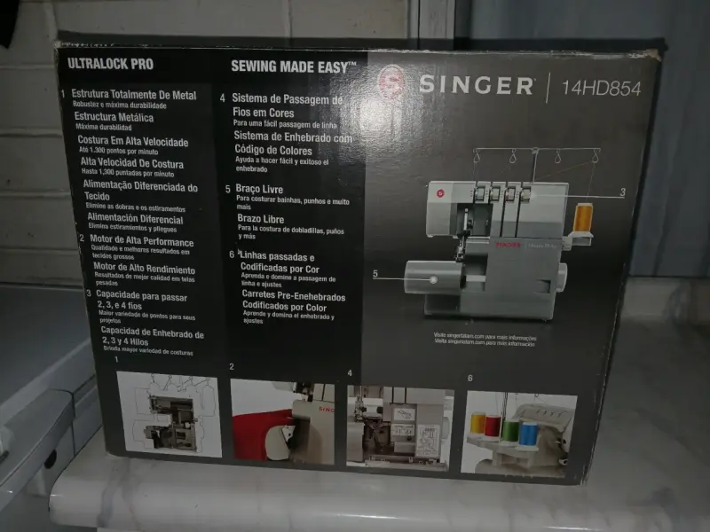 Máquina de coser Singer Overlock - 6