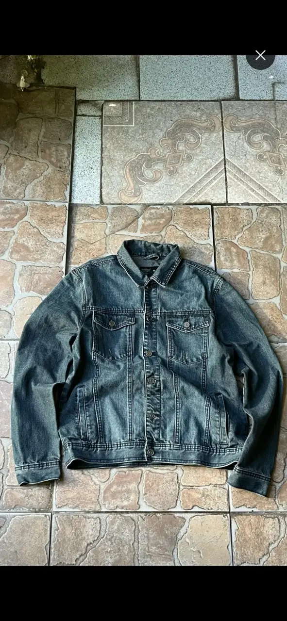 Chaqueta de mezclilla azul - 1