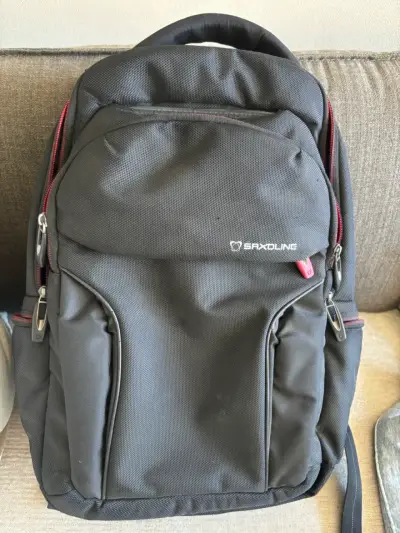 Mochila Saxoline negra grande - miniatura 1