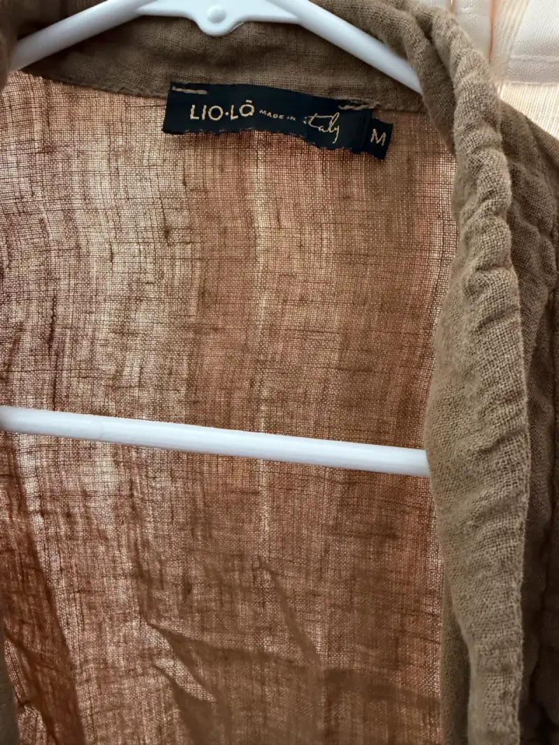 Chaqueta beige abierta - 2