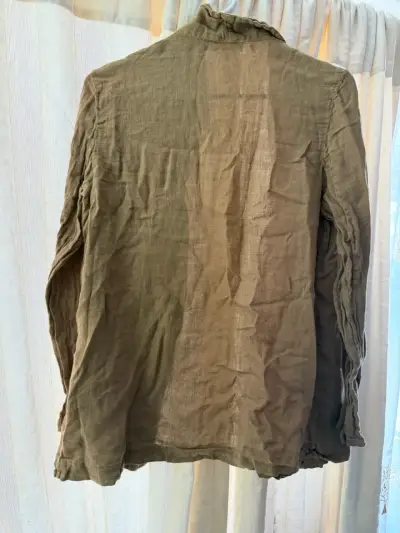 Chaqueta beige abierta - miniatura 3