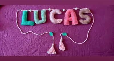 Guirnalda tejida personalizada - miniatura 3