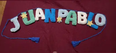 Guirnalda tejida personalizada - miniatura 4
