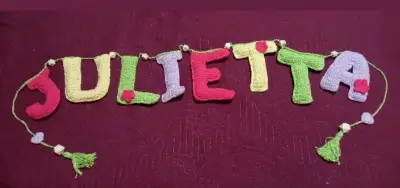 Guirnalda tejida personalizada - miniatura 5