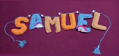 Guirnalda tejida personalizada - miniatura 6