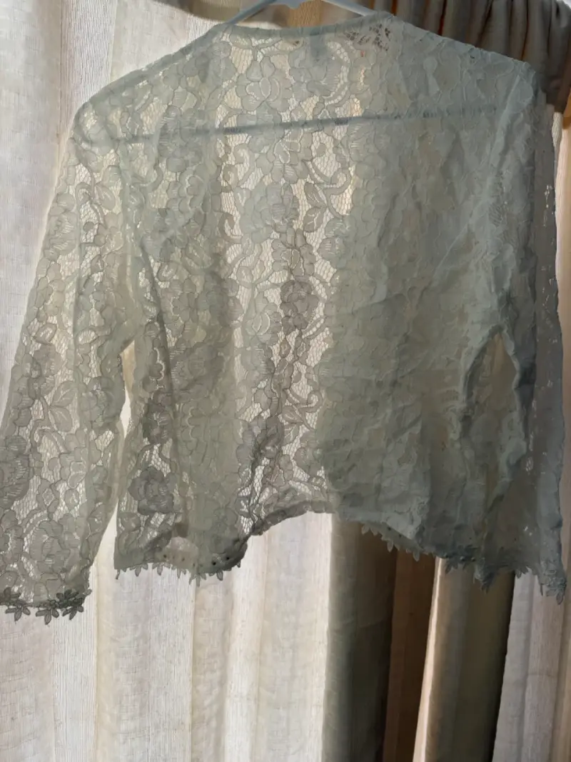 Blusa de encaje blanca - 3