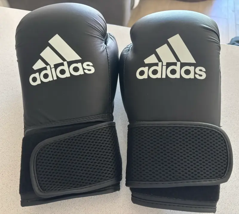 Guantes de boxeo Adidas negros - 1