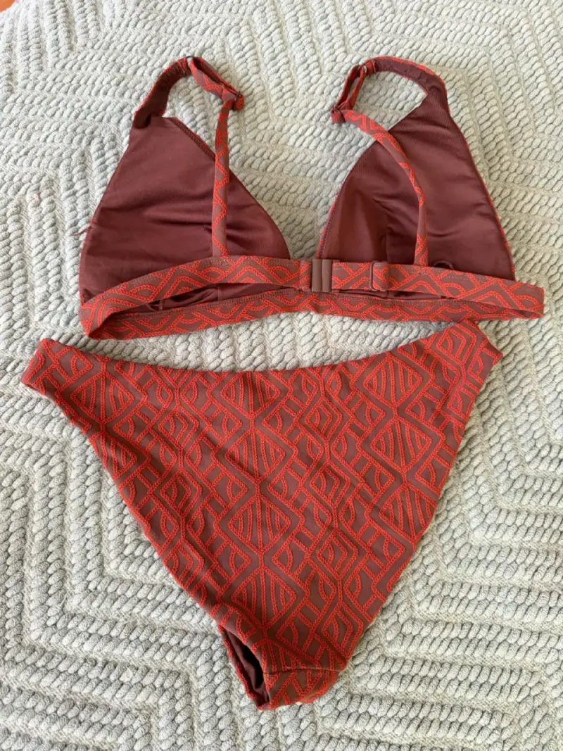 Bikini tejido color terracota - 2
