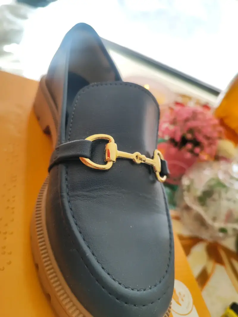 Zapatos tipo mocasín azul - 3