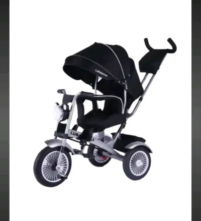 Triciclo para niño con toldo - miniatura 1