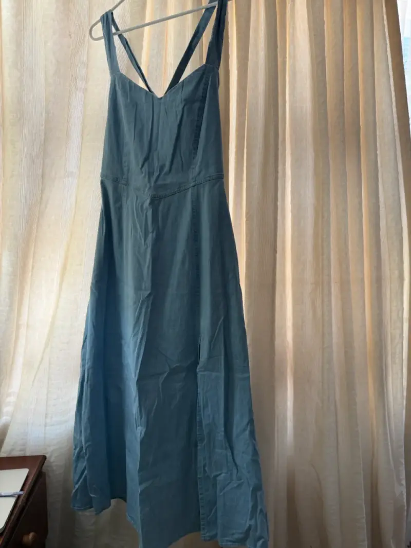 Vestido largo de mezclilla - 1