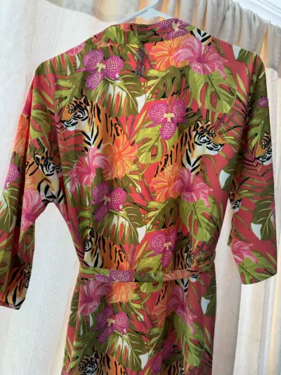 Kimono floral colorido - miniatura 3