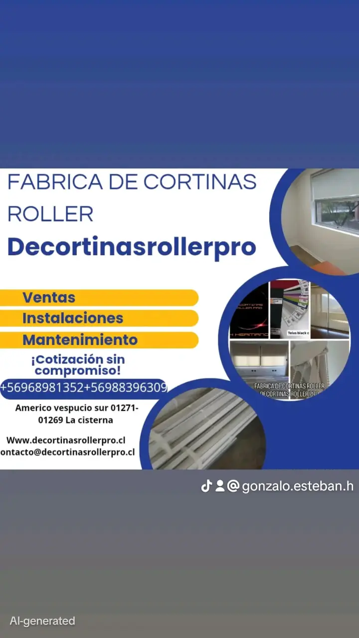 Cortinas roller a medida - 1