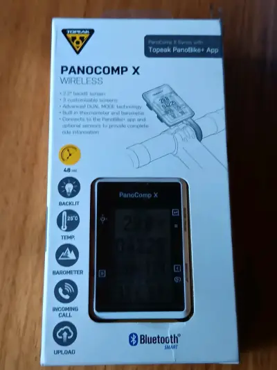 Ciclocomputador Topeak PanoComp X GPS por Bluetoot - miniatura 1