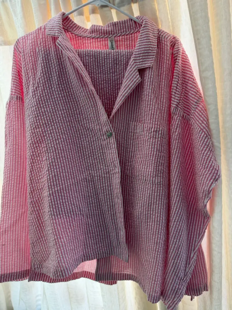 Pijama de rayas rosas - 2