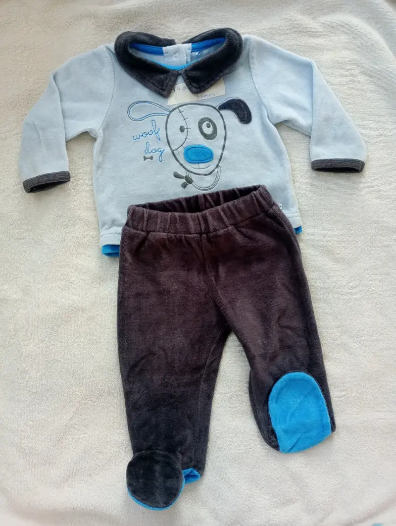 Conjunto infantil perro 3 meses