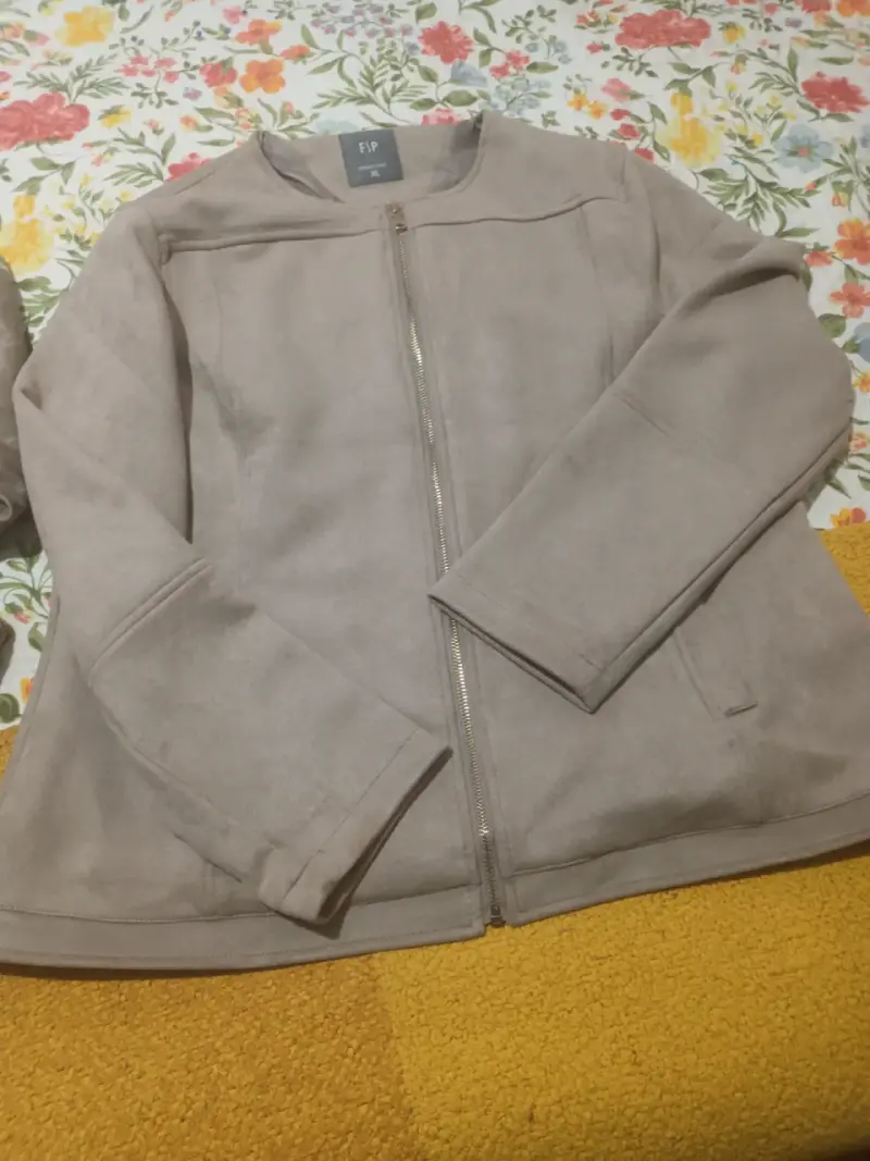 Chaqueta beige F&P mujer XL - 2