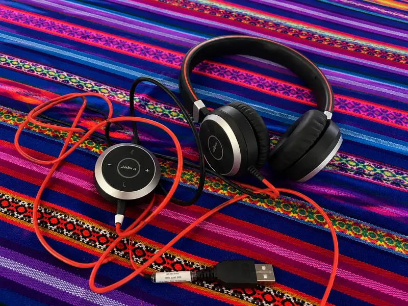 Auriculares Jabra con cable USB