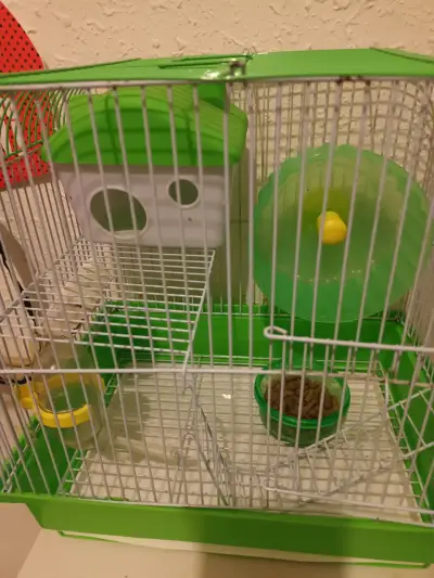 Jaula para hámster verde - miniatura 1