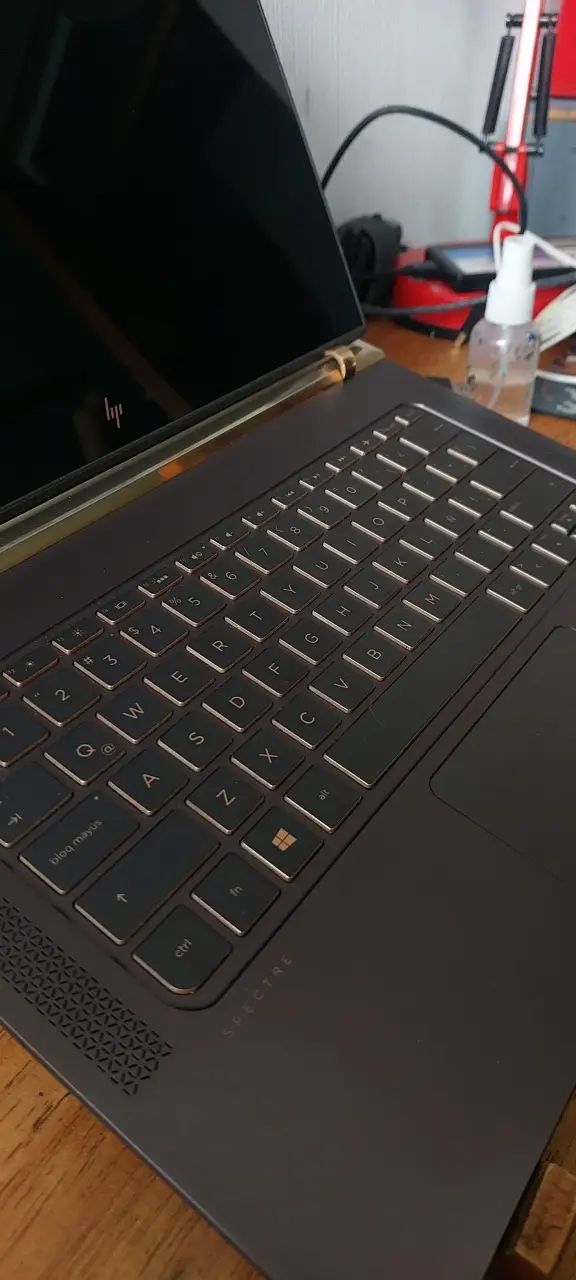 Notebook HP Spectre (Lila oscuro con dorado) - 3