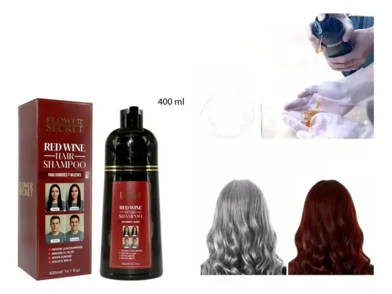 Shampoo Red Wine 400ml - 3