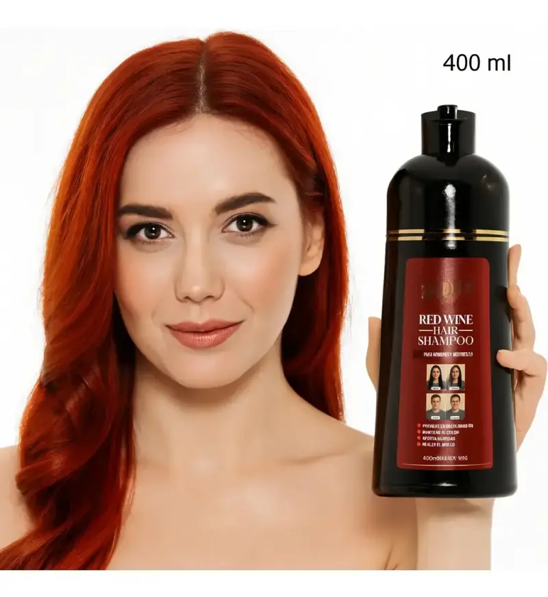 Shampoo Red Wine 400ml - 4