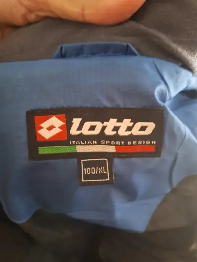 Abrigo largo azul acolchado marca Lotto - miniatura 5