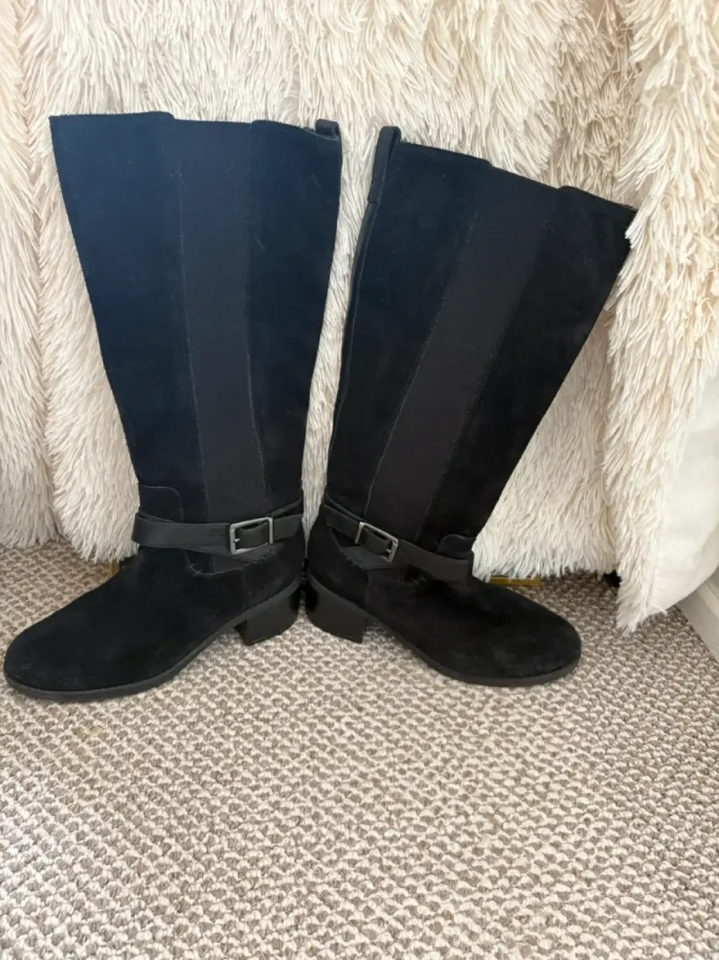 Botas negras de gamuza - 2