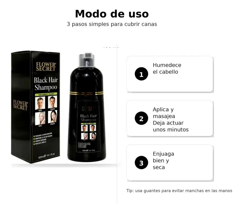 Shampoo Flower Secret 400ml - 5