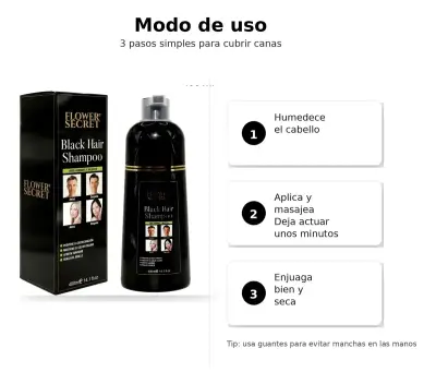 Shampoo Flower Secret 400ml - miniatura 5