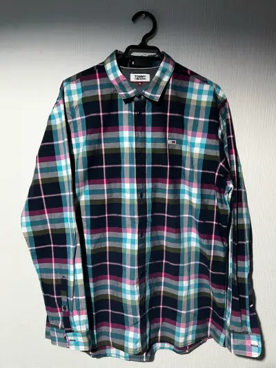 Camisa a cuadros Tommy Hilfiger - miniatura 1