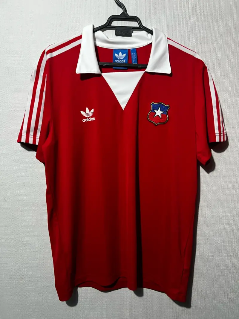 Camiseta roja Adidas vintage - 1