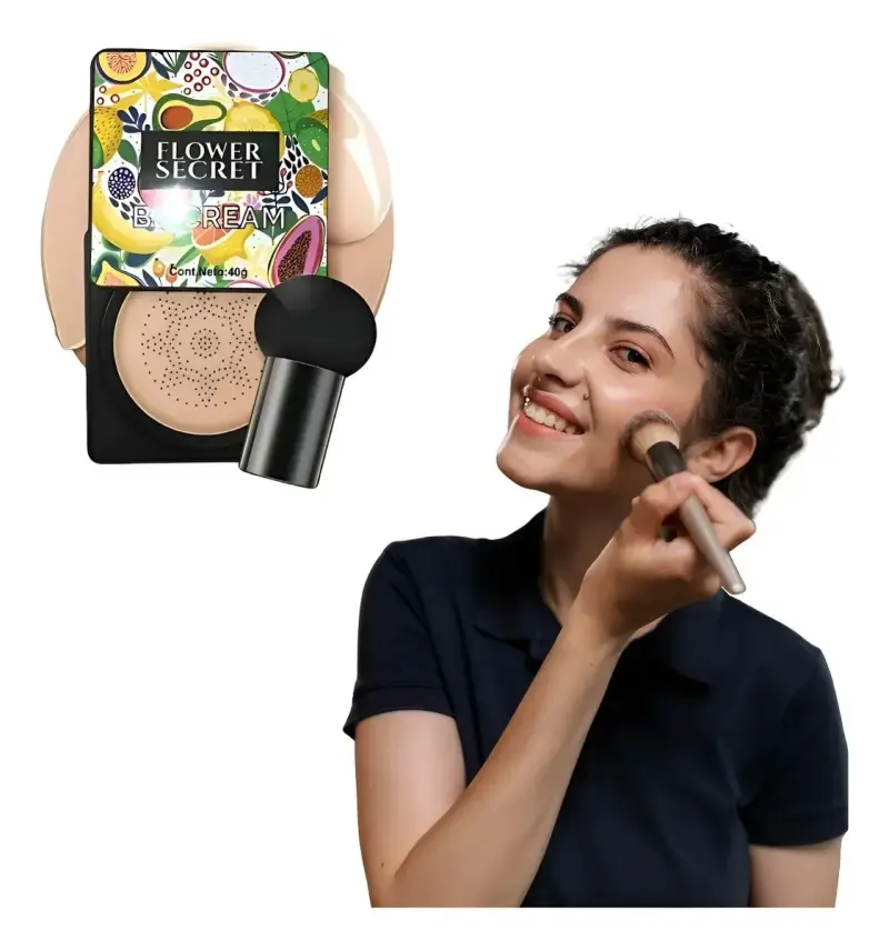 Polvo Compacto Facial BB Cream Flower Secret - 1