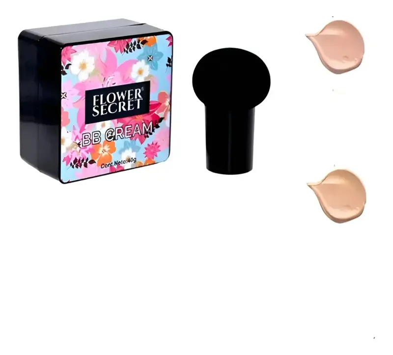 Polvo Compacto Facial BB Cream Flower Secret - 4