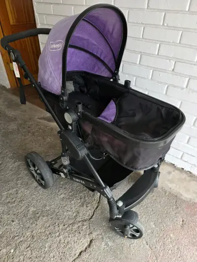 Coche bebeglo para bebé con silla nido - miniatura 2