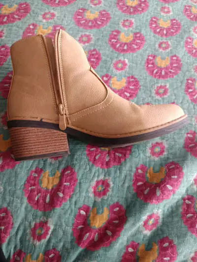Botines vaqueros beige mujer - miniatura 3